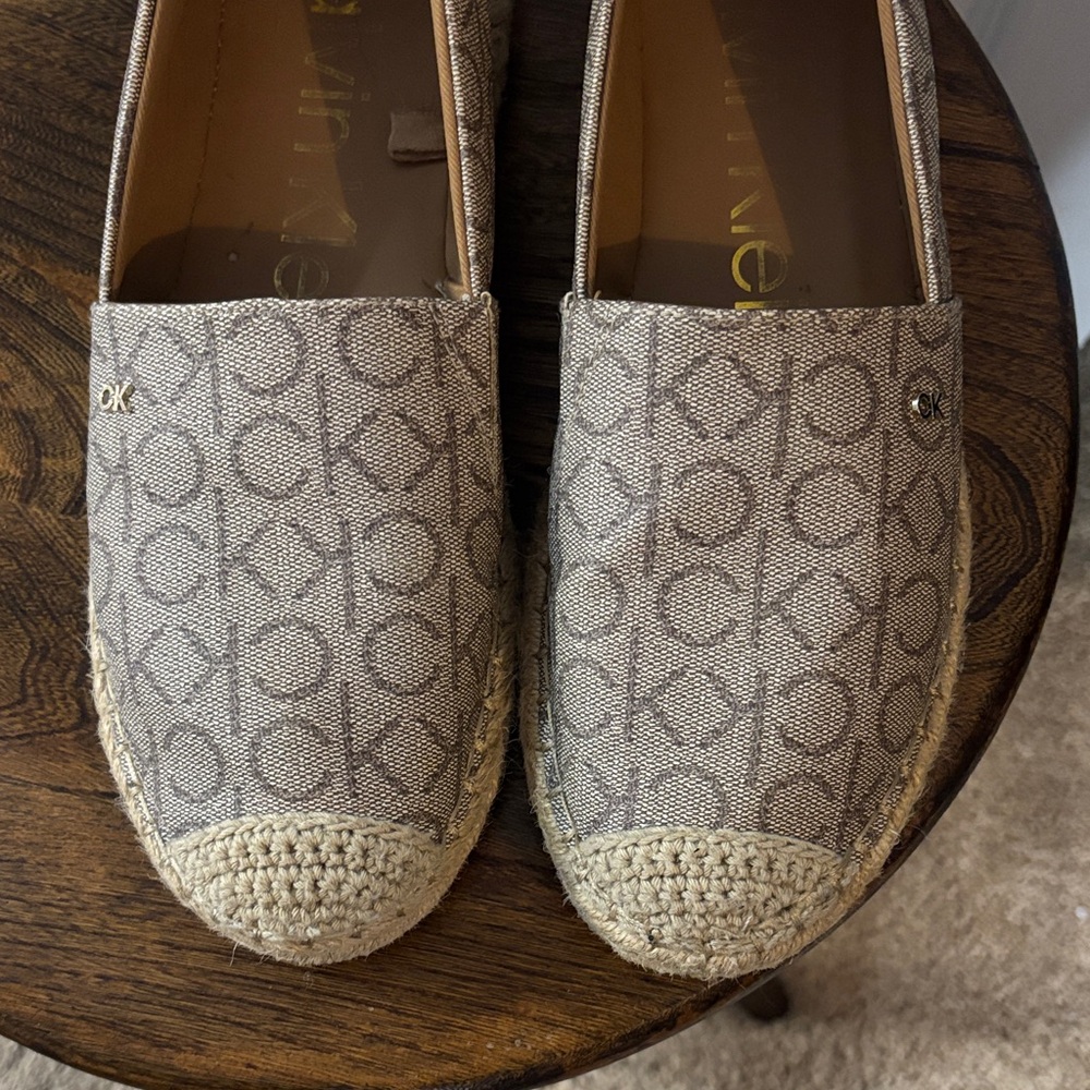 Calvin Klein Beige Patterned Espadrilles - image 2
